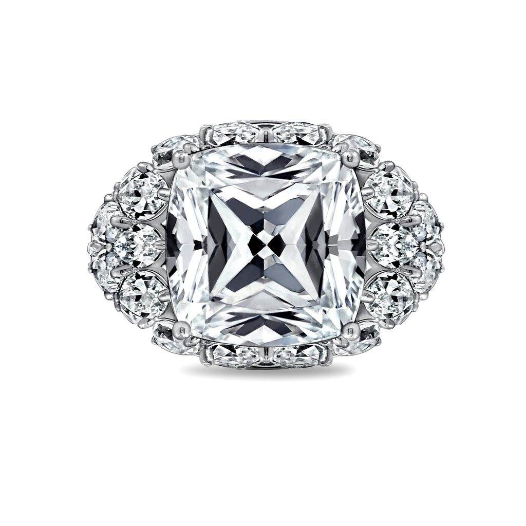 LUX GEM Sterling Silver Cocktail Dome Ring