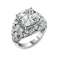 LUX GEM Sterling Silver Cocktail Dome Ring